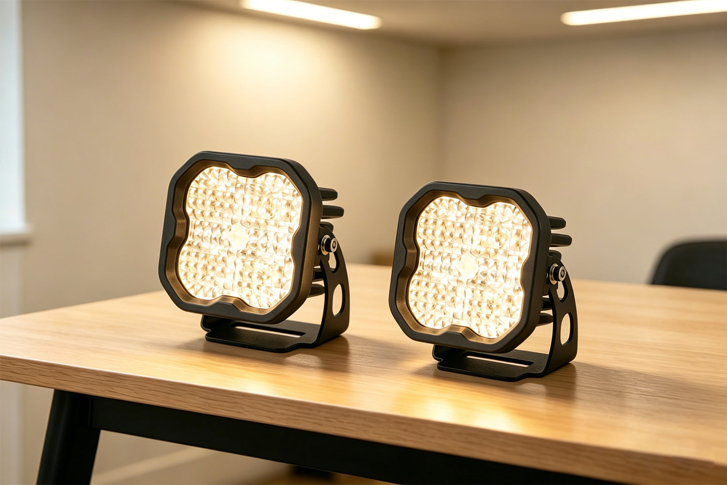 White sports LED spotlight