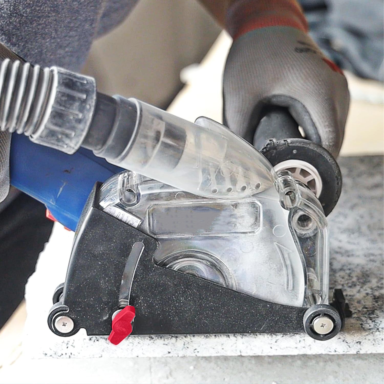 Cutting Guard Dust Collection Cover – 5" & 4-1/2" Angle Grinder Dust Shield