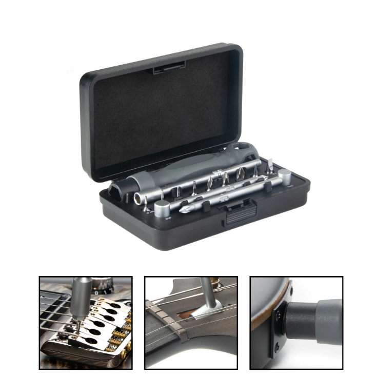 Guitar Tech Tool Kit – 18-Piece Screwdriver, Hex Wrench
