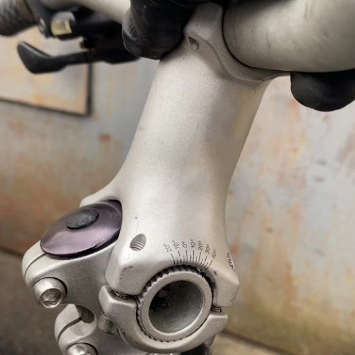 Silver Aluminum Alloy Handlebar Stem – 28.6mm | 100mm Forward Reach