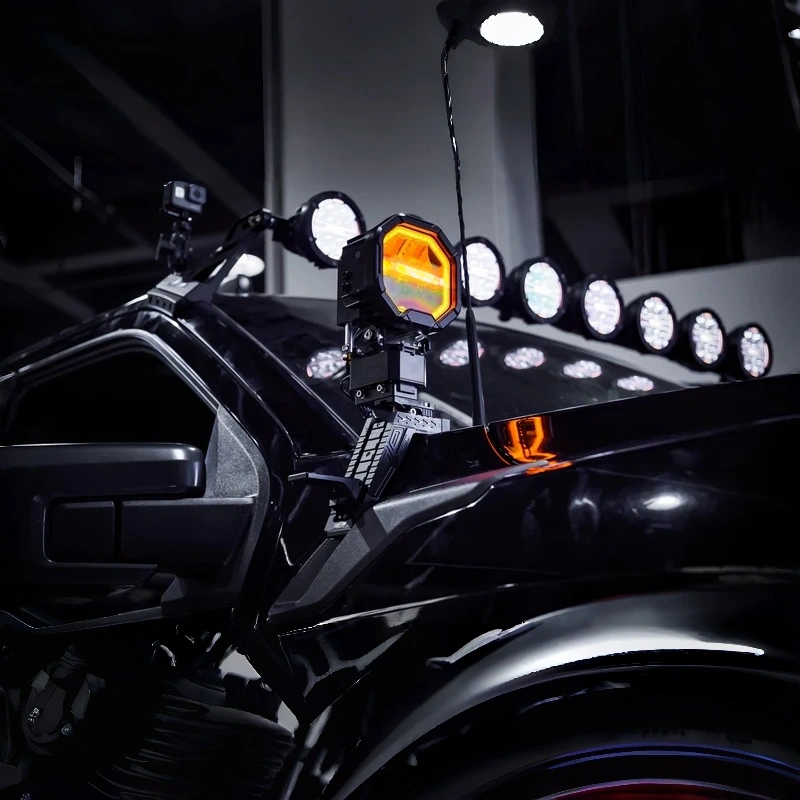 Remote Adjustable LED Spotlight Pair-High Power Off-Road Lighting System