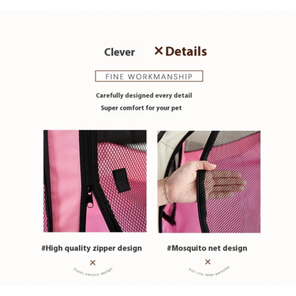 Portable foldable pet tent