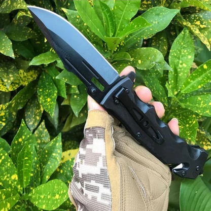 Tactical Target Black Knife Series | Foldable Design