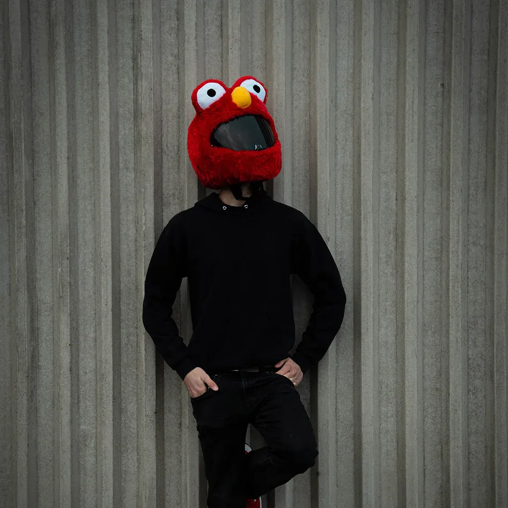 Motorcycle Helmet Cover - Red