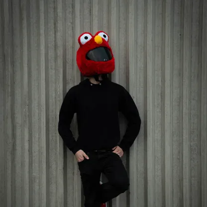 Motorcycle Helmet Cover - Red