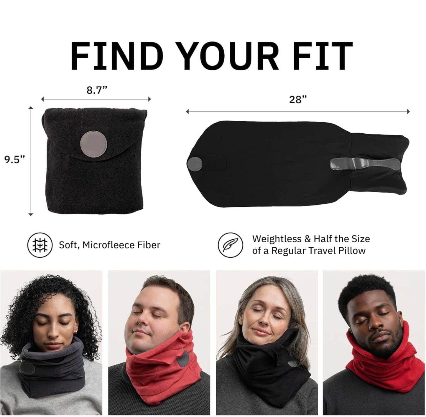 Ergo Support Travel Pillow