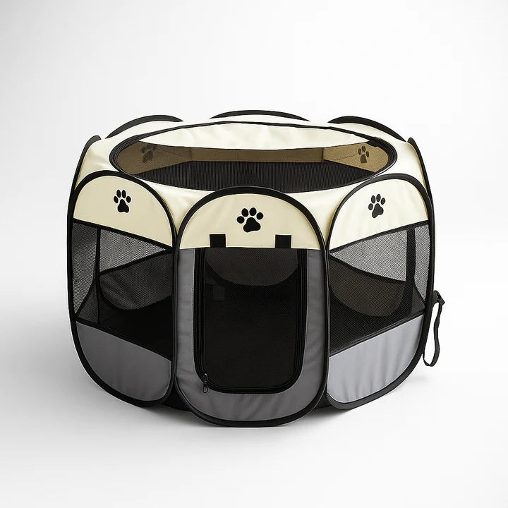Portable foldable pet tent