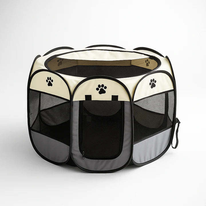 Portable foldable pet tent