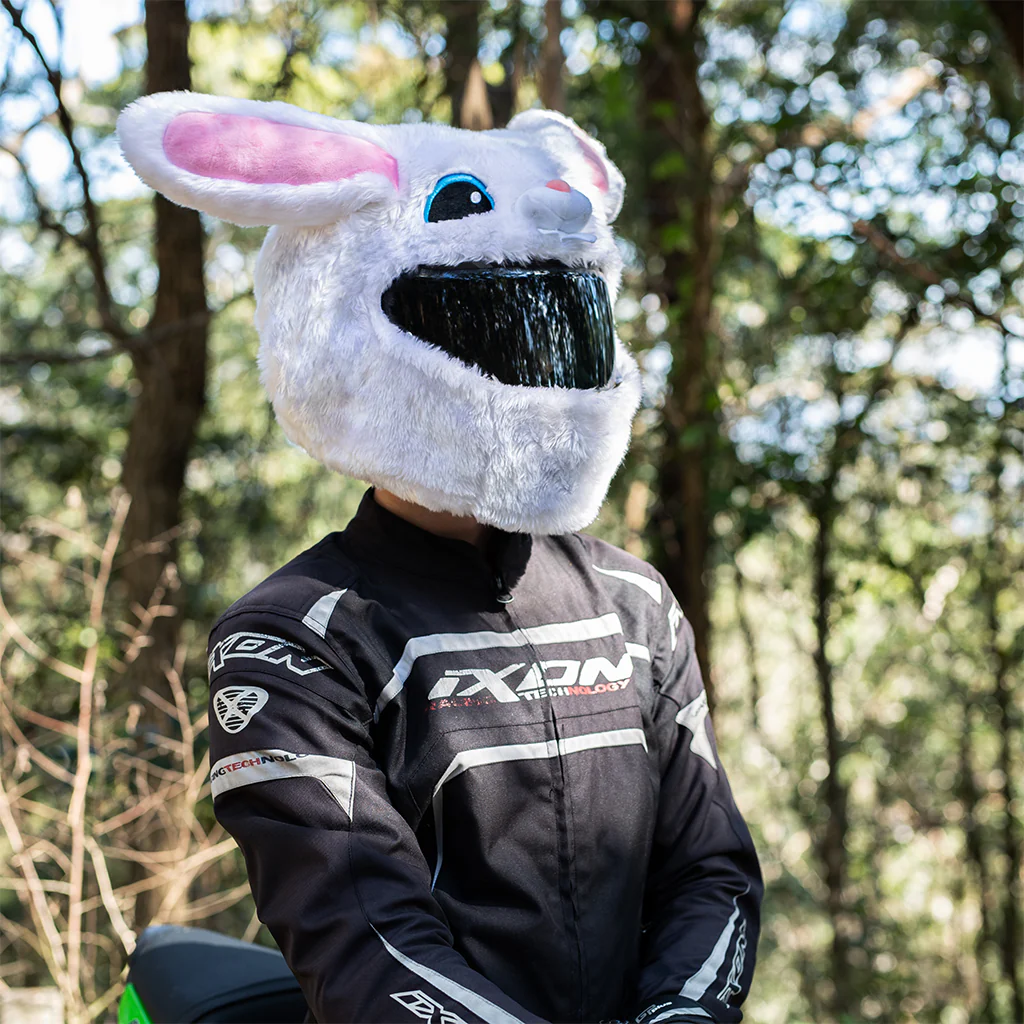 Motorcycle Helmet Cover - Bunny