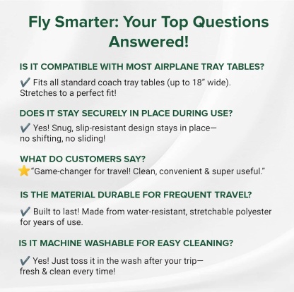 GoSeat™ Organizer | Your In-Flight Clean & Organized Zone