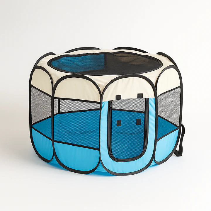 Portable foldable pet tent