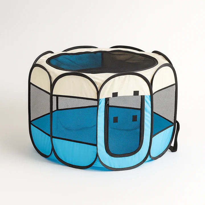 Portable foldable pet tent