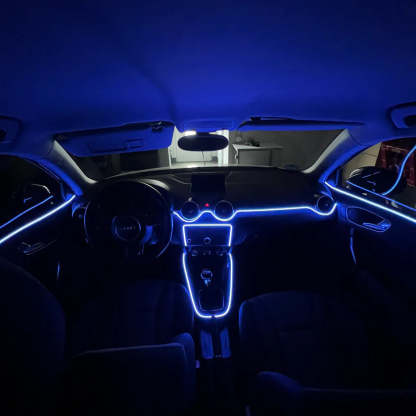 Ambient Glow Car Light Strips – Customizable Multicolor LED Kit