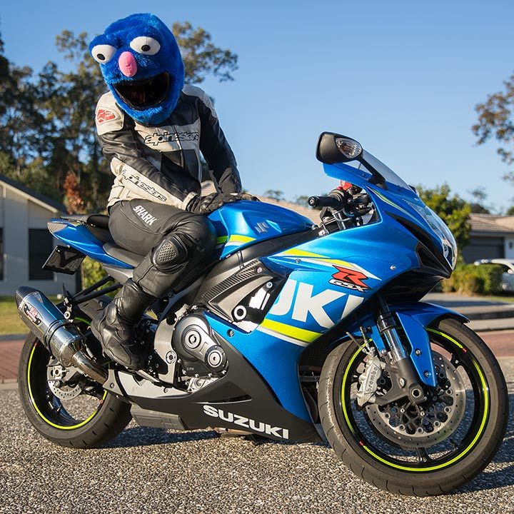 Motorcycle Helmet Cover - Blue