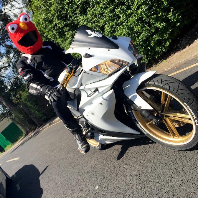 Motorcycle Helmet Cover - Red