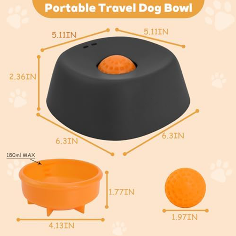 Slow-feeding dog bowl, suitable for liquid treats, non-slip