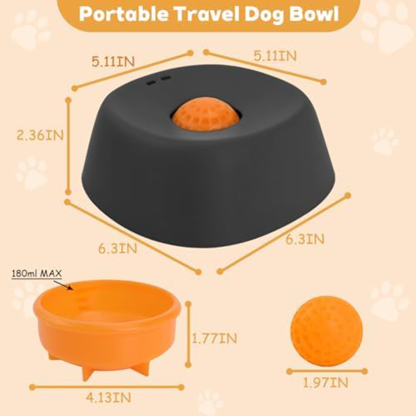Slow-feeding dog bowl, suitable for liquid treats, non-slip