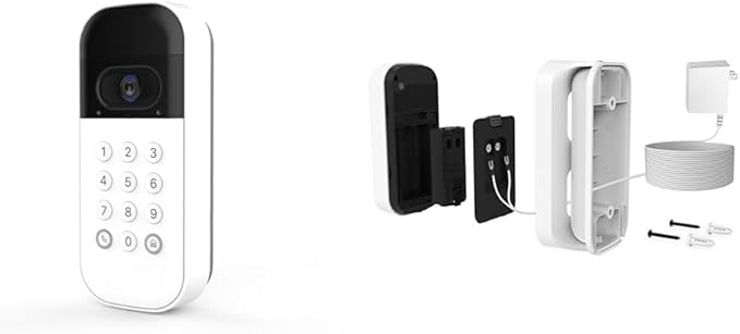 Smart Garage Video Keypad – Wide-Angle Camera & PIN Access System 🎥🔐🚗