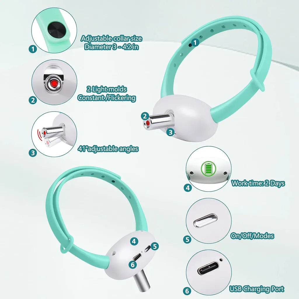 Smart Automatic Cat Laser Collar Toy