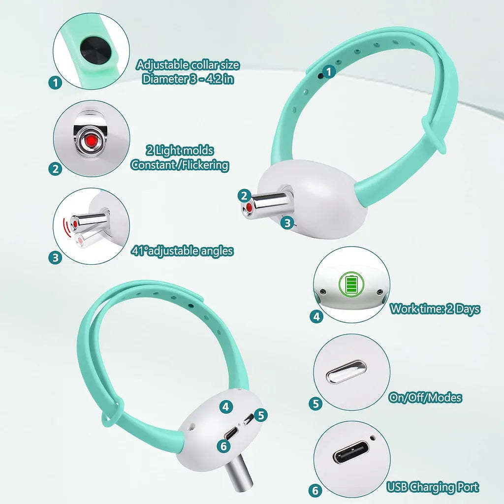 Smart Automatic Cat Laser Collar Toy