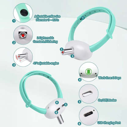 Smart Automatic Cat Laser Collar Toy