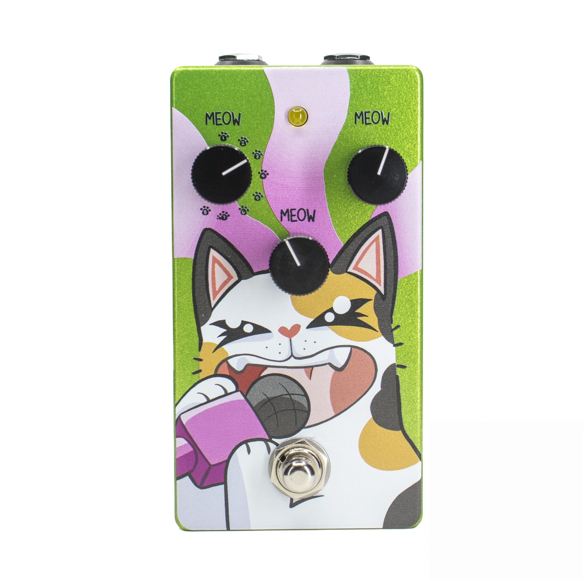 Cat Synth Guitar Pedal – 8‑Mode Feline Voice Effect for Guitar 🐱🎸✨