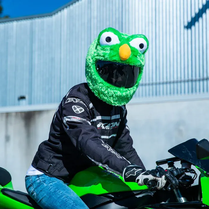 Motorcycle Helmet Cover - Green