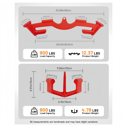 Lat Pull-Down Triangle Bar – 8-Grip Cable Attachment for Back Training 💪🔻🏋️