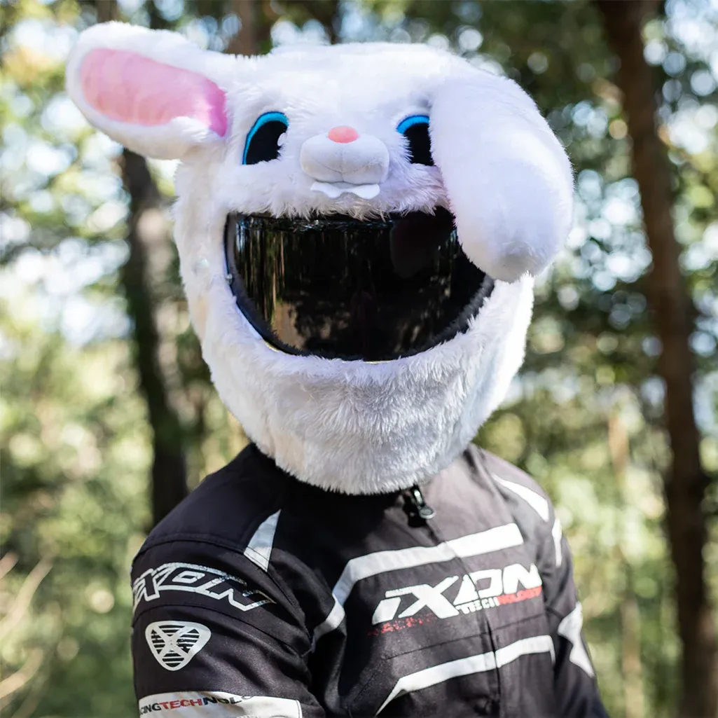 Motorcycle Helmet Cover - Bunny