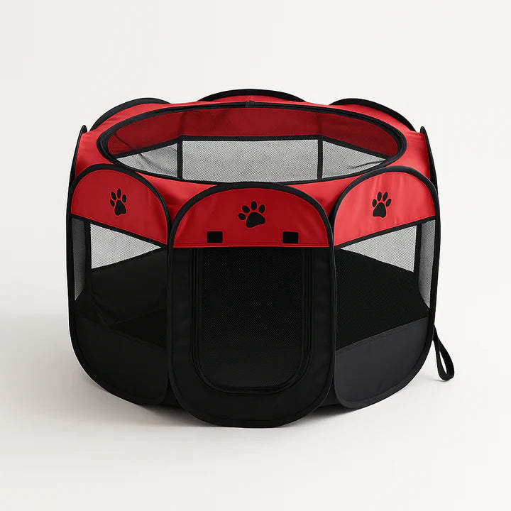 Portable foldable pet tent