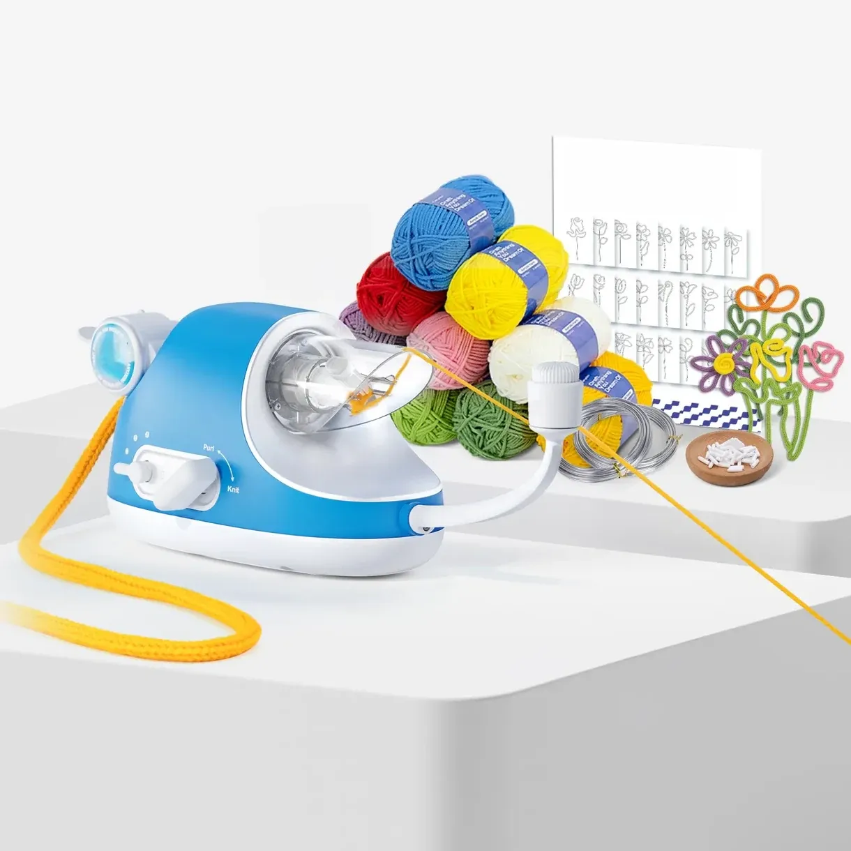 AutoSpin Yarn Maker – Electric Cording Machine for Crafts & Gifts 🧶⚡🎁