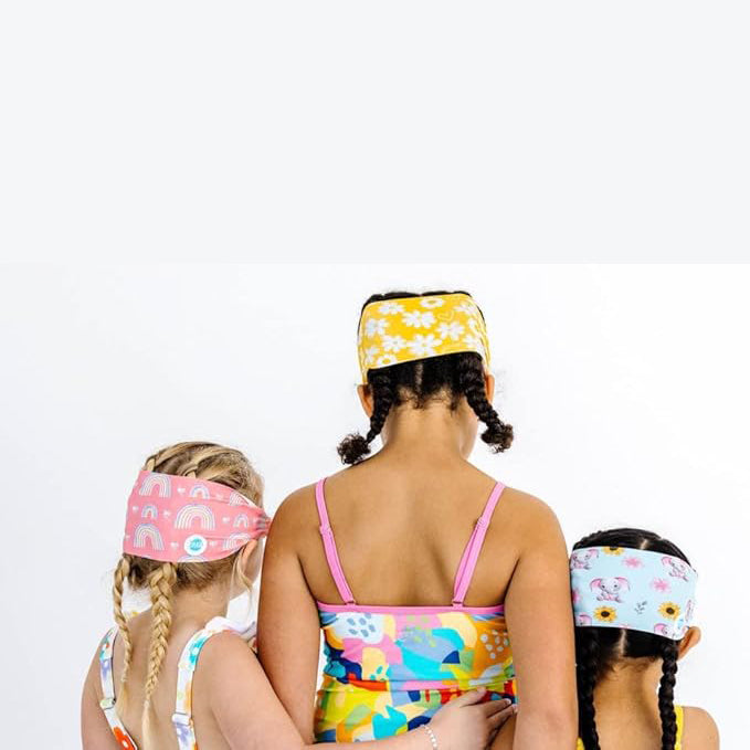 Swim Goggles with Fabric Strap – For Adults & Kids