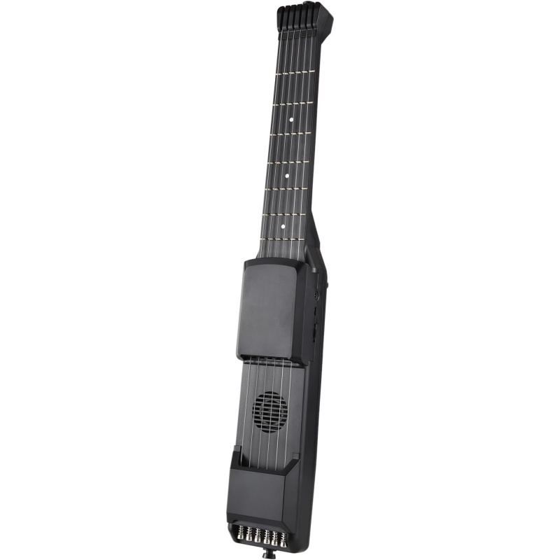 Smart Portable Silent Practice Guitar-Mini Digital Guitar Trainer with Dual Tones, AI Learning System & Wireless Connectivity