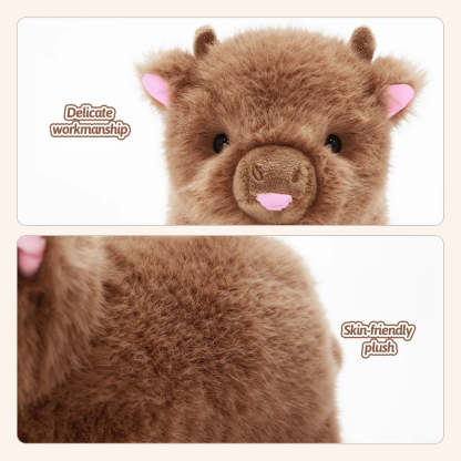 Mama Highland Cow & Her 4 Surprise Babies Plush Set 🐮💖