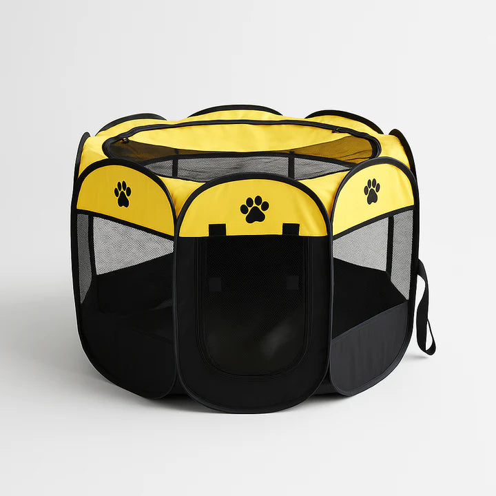 Portable foldable pet tent