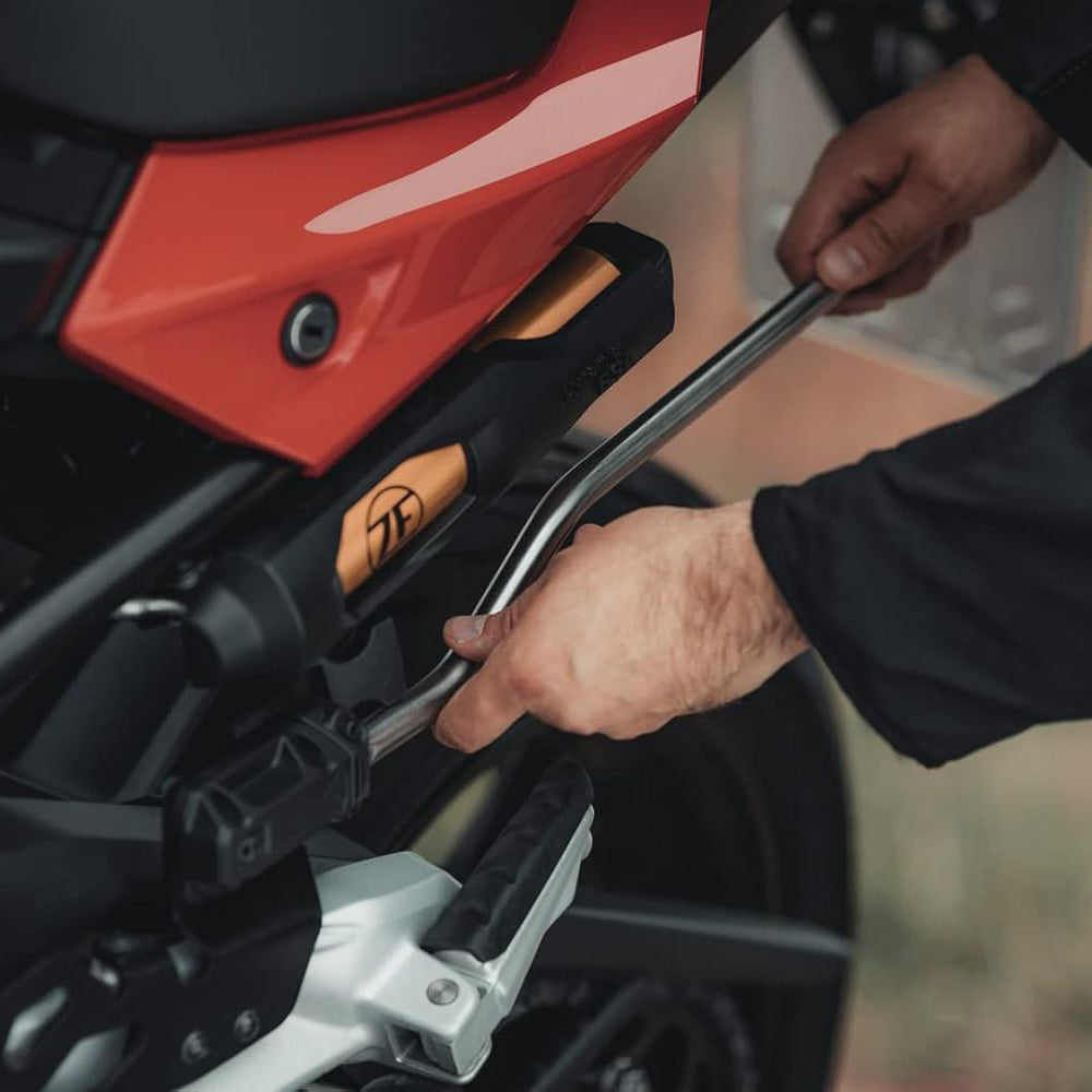 H-Style Motorcycle Side Bag Set – For High-Mount Exhaust Systems