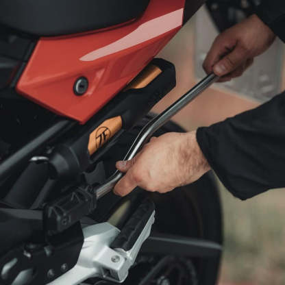 H-Style Motorcycle Side Bag Set – For High-Mount Exhaust Systems