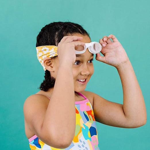 Swim Goggles with Fabric Strap – For Adults & Kids