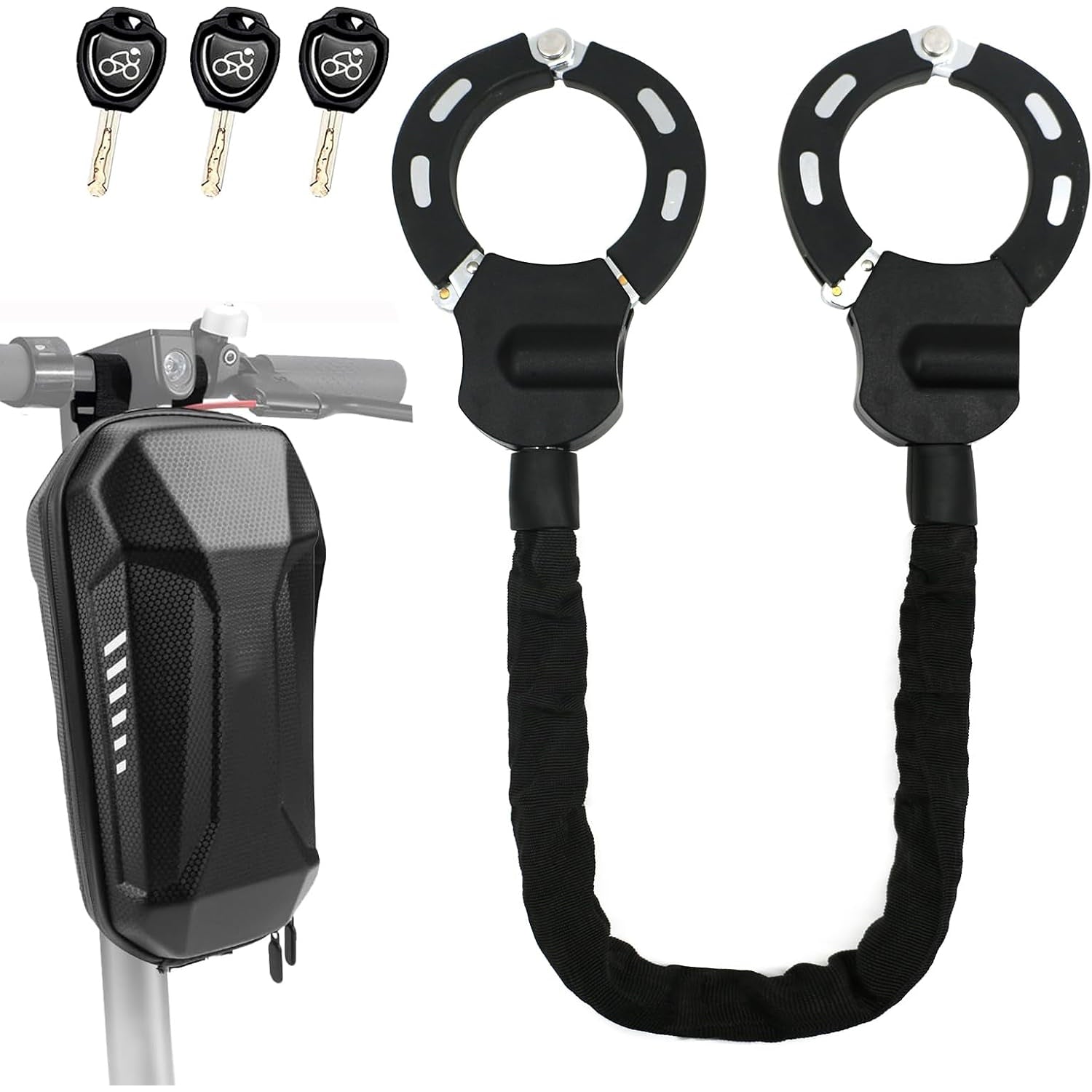 Scooter Lock – Heavy-Duty Anti-Theft Electric Scooter Lock with Storage Bag