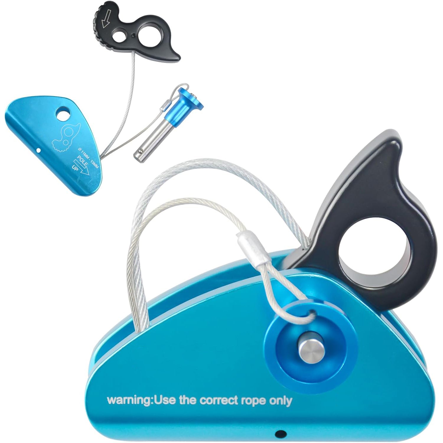 Rope Grip Ascender – Fall Protection Rope Clamp with Self-Locking