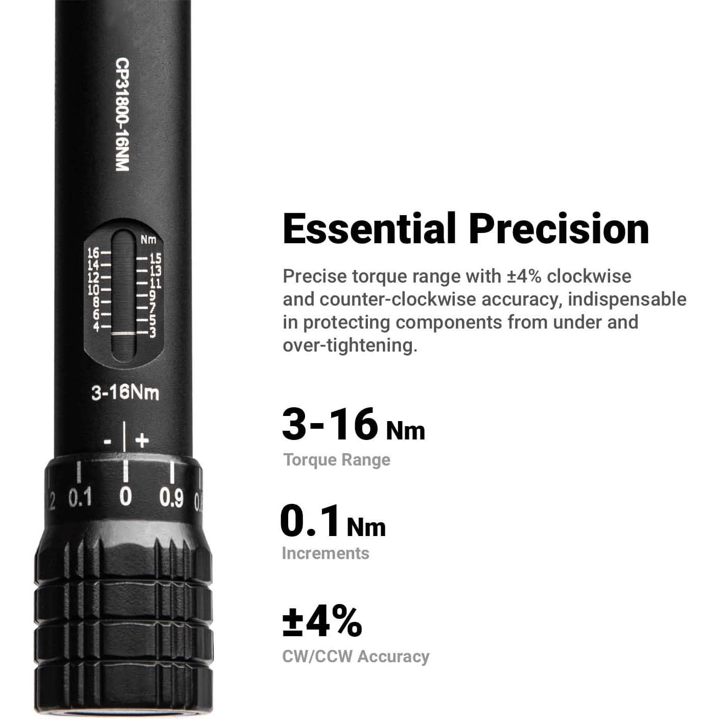 1/4" Drive Mini Torque Wrench Set – 3–16 Nm Range