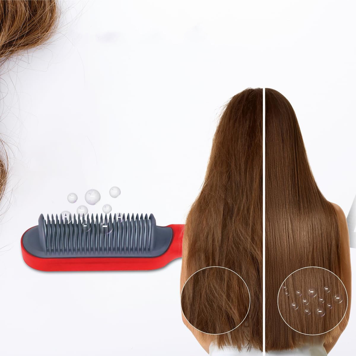 Ceramic Panel Electric Hair Straightener – Fast Heating, Professional Hair Care Straightening Comb