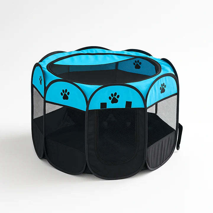 Portable foldable pet tent