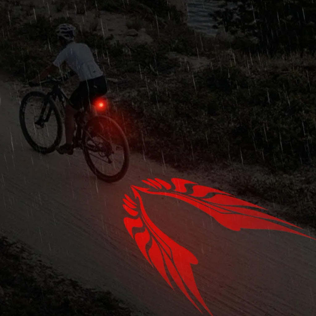 Eagle Wing Bike Light – 4 Dynamic Modes with Road Projection