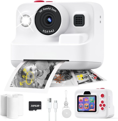 Print & Play Kids Camera – Instant Print Camera for Ages 3-12 📸🖨️✨