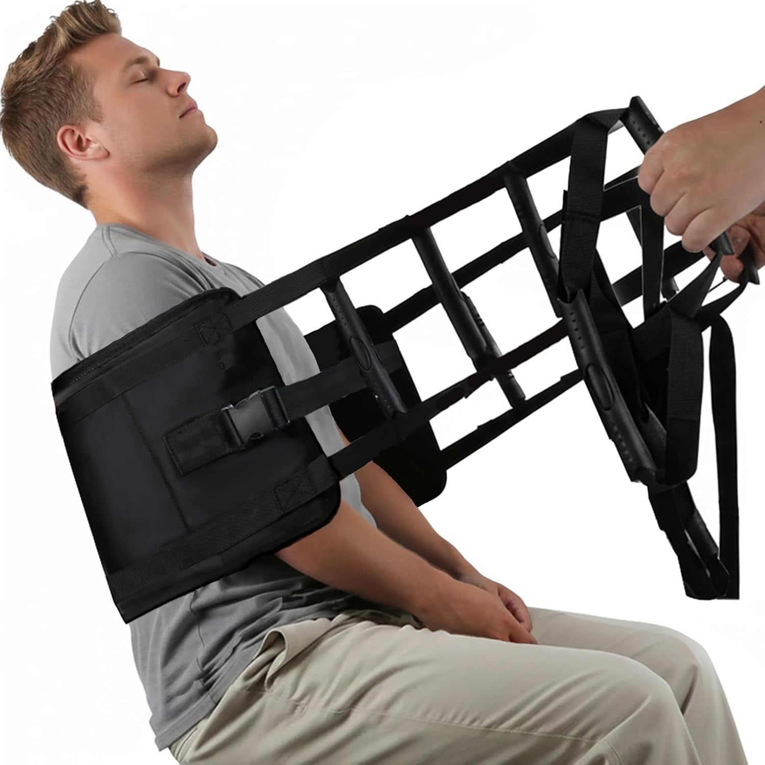 Transfer Sling with 10 Non-Slip Padded Handles