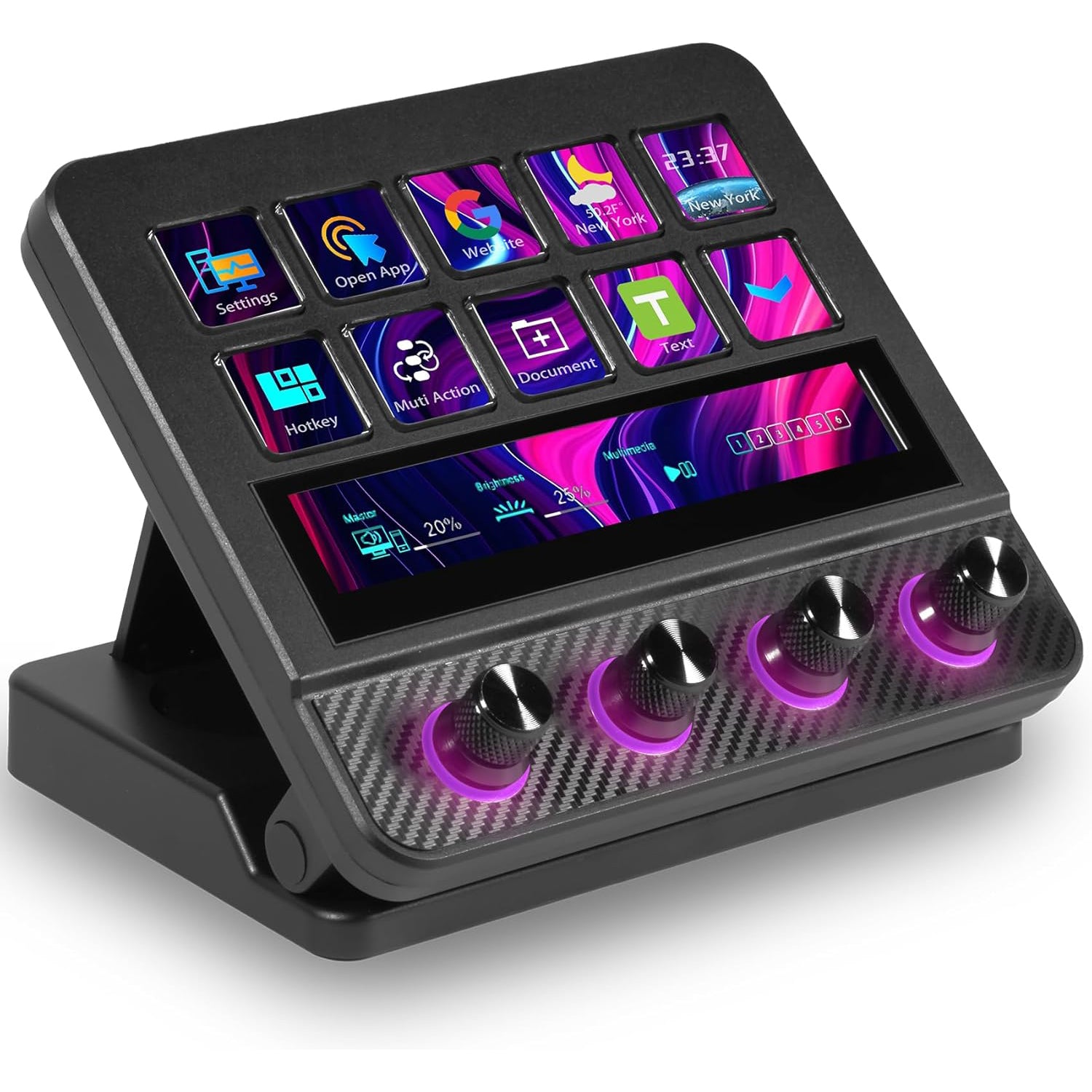 Streaming Controller Soundboard Keyboard – Custom Macro Keypad with LCD Display