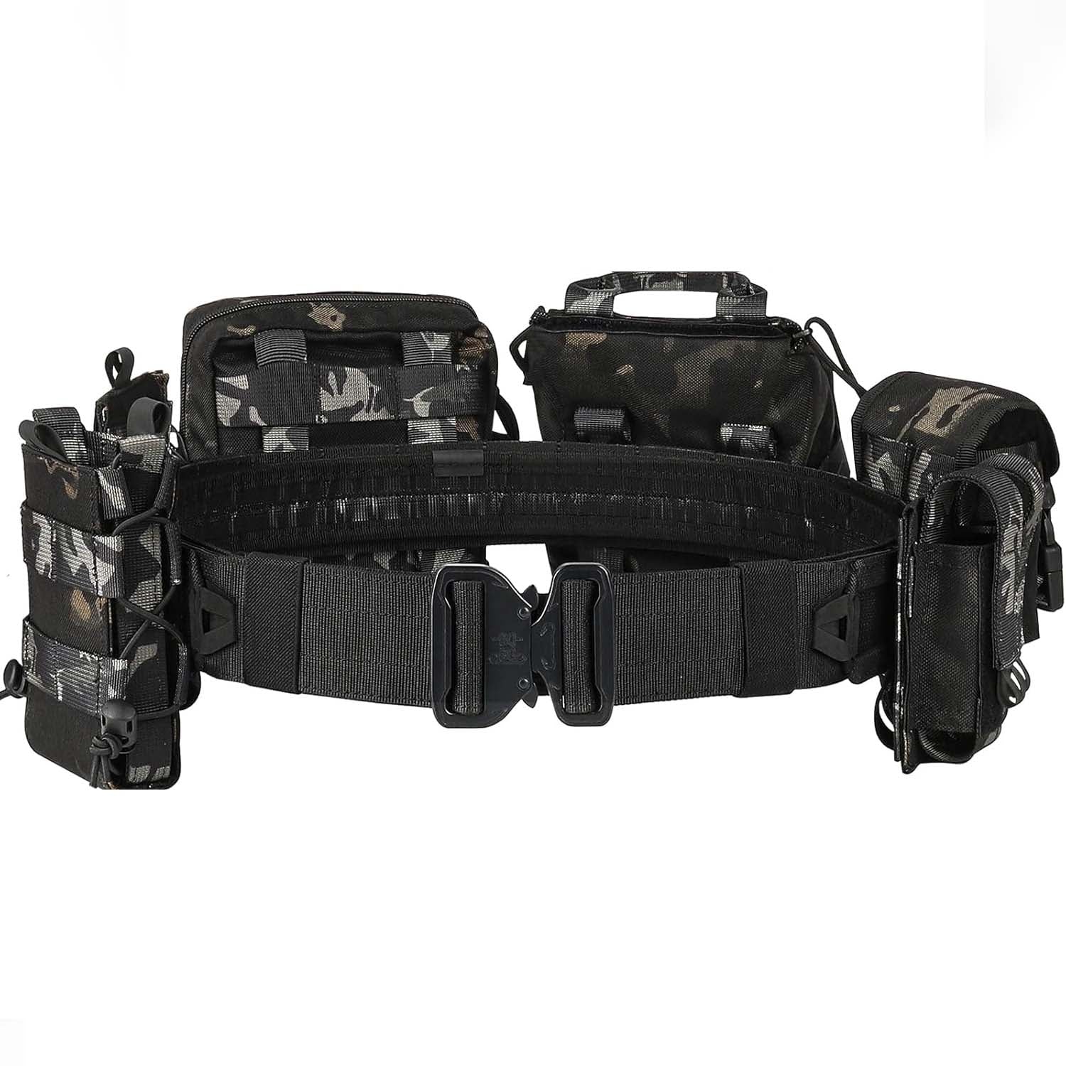 Tactical Belt — Law Enforcement Duty Belt (Includes Pouches)