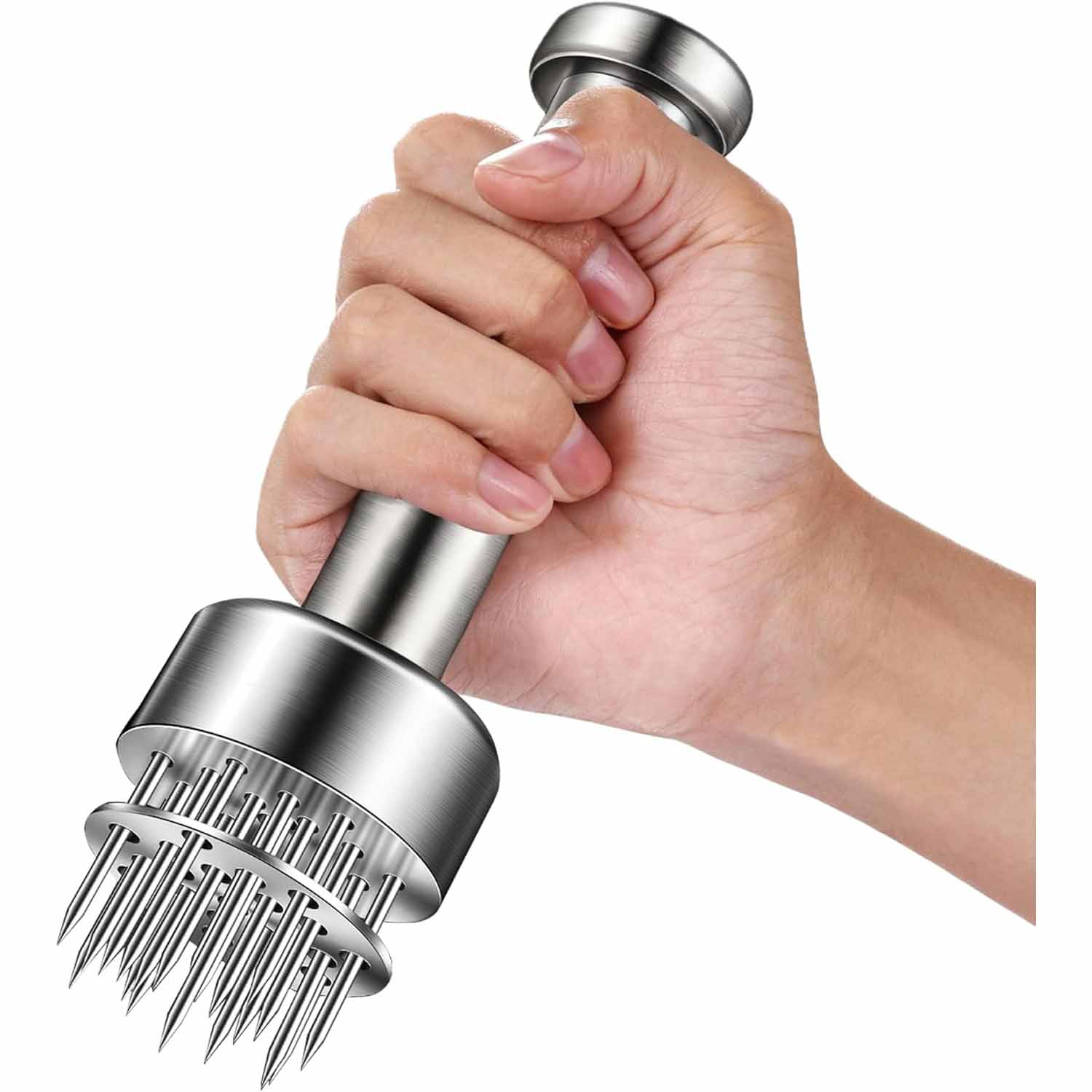 Stainless Steel 21-Needle Meat Tenderizer