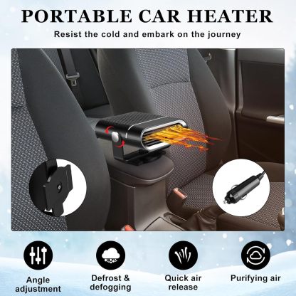 12V/24V 200W Car Portable 4-in-1 Heater/Cooler/Dryer